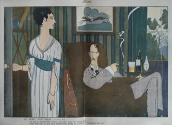 El marido pacifista, ilustración de 